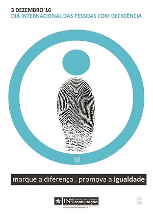cartaz "Marque a diferen�a, promova igualdade"