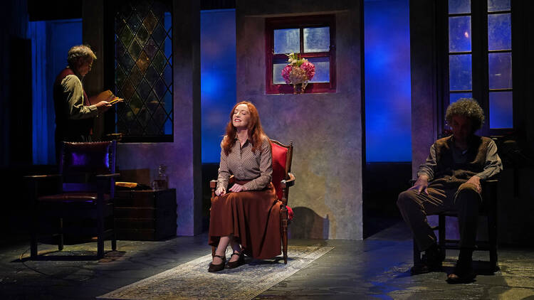 Performance image of 'Molly Sweeney'. Irish Repertory Theatre (Off Broadway). By Brian Friel. Directed by Charlotte Moore.