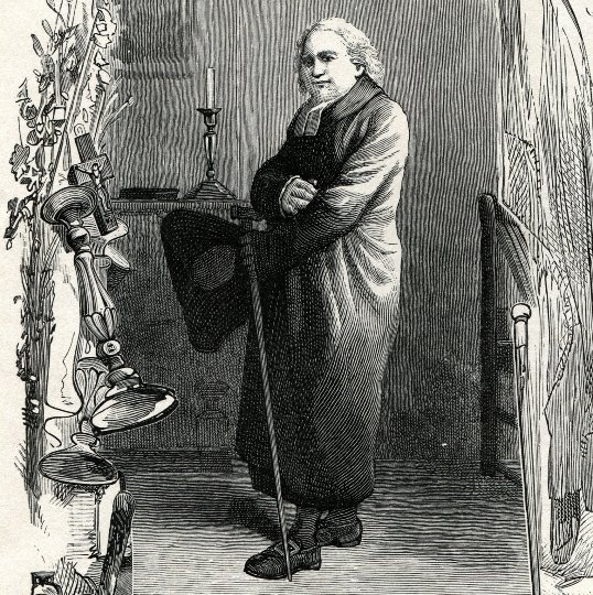 Monsenhor Myriel - ilustração de Gustave Brion