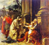 Belisarius asking for alms - Jacques-Louis David, 1781