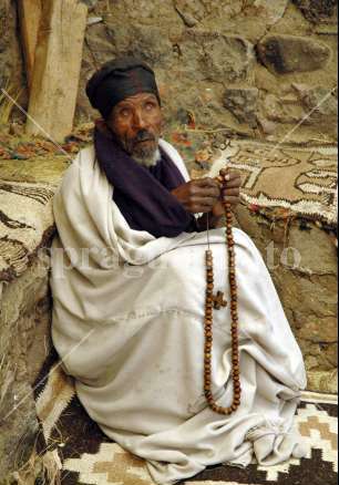 Monge cego (Etiópia) - foto de Sean Sprague