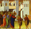 Jesus guerissant un aveugle - Duccio di Buoninsegna - c.1311