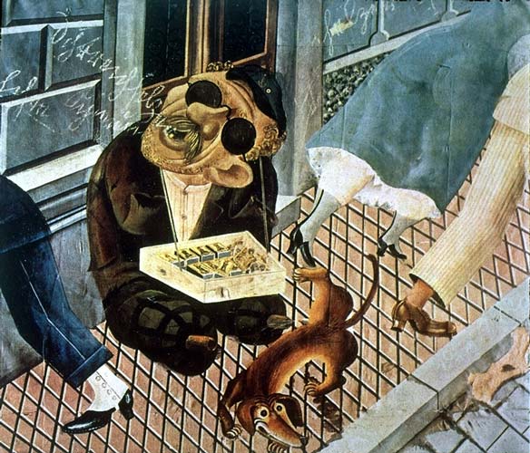 O Vendedor de Fsforos [mutilado de guerra] - Otto Dix, 1921